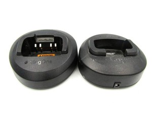 (2X) Motorola Mag One Charger PMLN5041A For BPR40 / BC130 Radios, No AC Adapter