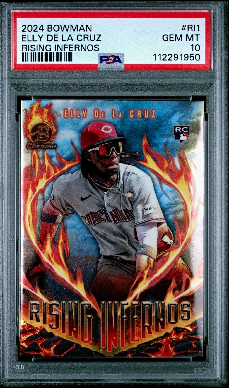 2024 Bowman Rising Infernos Elly De La Cruz RC #RI-1 PSA 10