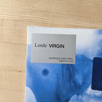 Lorde Virgin Gatefold X-Ray Picture Disc Vinyl LP for sale online