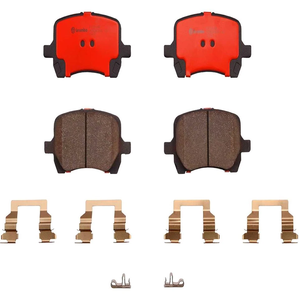 Brembo Front Ceramic Brake Pad Set for Chevy HHR Malibu Pontiac G6 Saturn Aura - Image 2 of 3