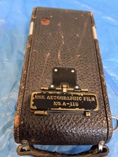 Vintage Kodak Jr No 1A, Folding Antique Autographic Camera NICE