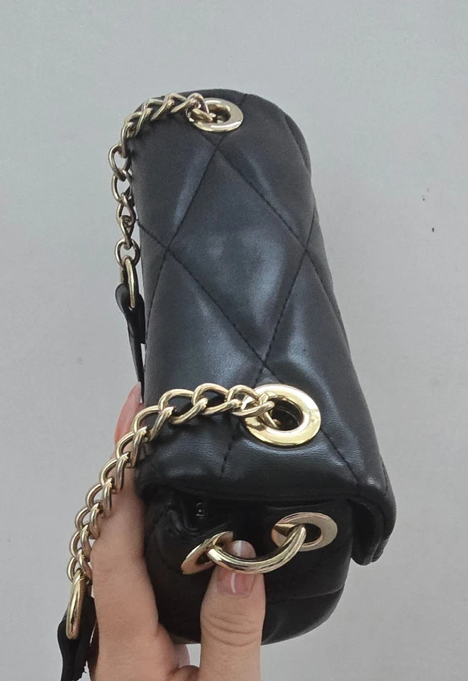 Borsa Donna Roccobarocco in Pelle Nera tracolla  - Immagine 3 di 4