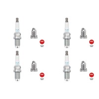 4X Ngk ZÜNdkerzen 2513 Passend FüR 4-ZYLINDER Alfa Romeo 145 146 147 155 156