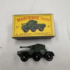 VINTAGE MATCHBOX LESNEY No. 67 Saladin Armoured Car ORIGINAL BOX Military Tank
