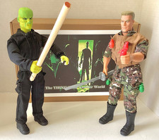 "The THING from Another World" 12 inch Figures with soldier and Box