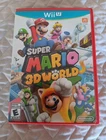Super Mario 3D World (Nintendo Wii U, 2013) Case and Booklet No Game