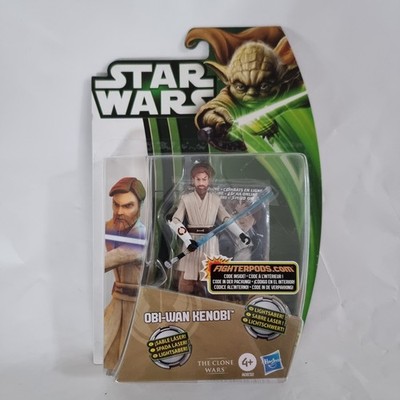 STAR WARS Movie Heroes/The Clone Wars OBI-WAN KENOBI CW01 Hasbro MOC OVP