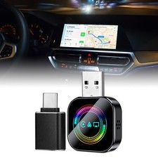 Auto Wireless Adapter: 3-in-1 Car Adapter Screen Mirroring - Converts Wired to