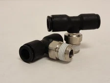 207364 New-No Box; Legris 3108-06-11_ Lot-2; Male Branch Tee; 6mm Tube x 1/8 NPT