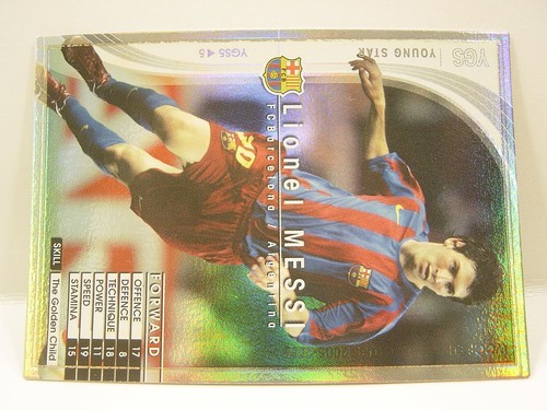 Panini WCCF 2005-06 YGS Lionel Messi No.30 FC Barcelona FW Young Star Rookie sa6 - Picture 3 of 8