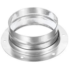 6" Vent Duct Connector Flange Fitting Duct Air Tight Couplings with Flange