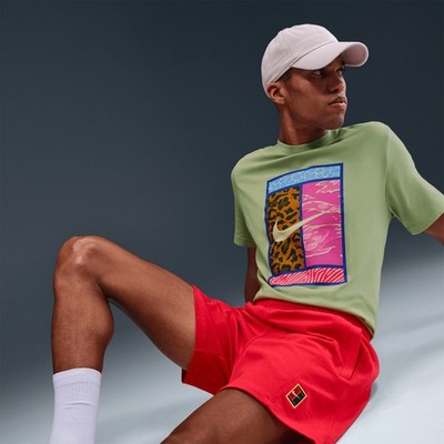Nike Men's Dri-Fit Court Tennis t-shirt HV1715-371 Green | eBay