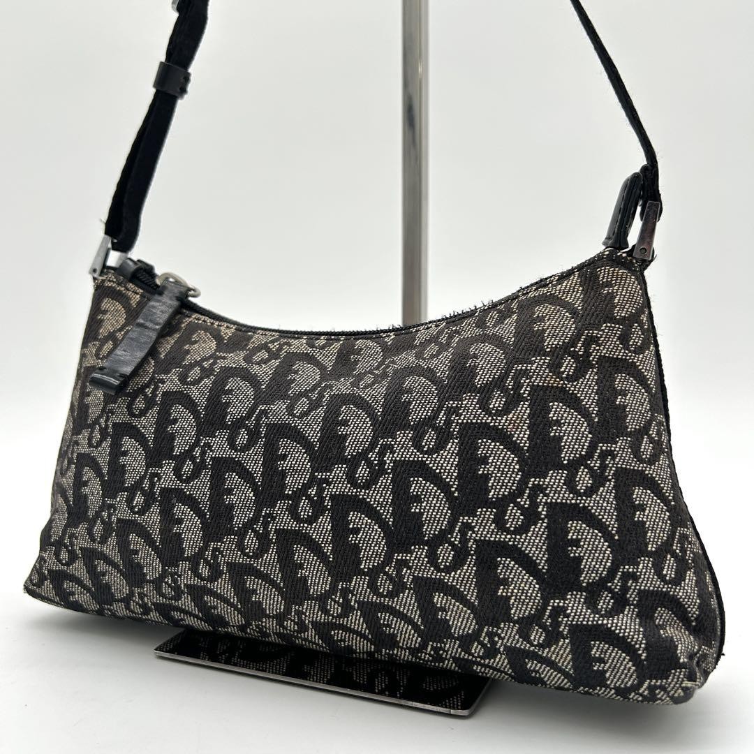 Christian Dior Trotter Navy Blue Shoulder Pouch Bag New