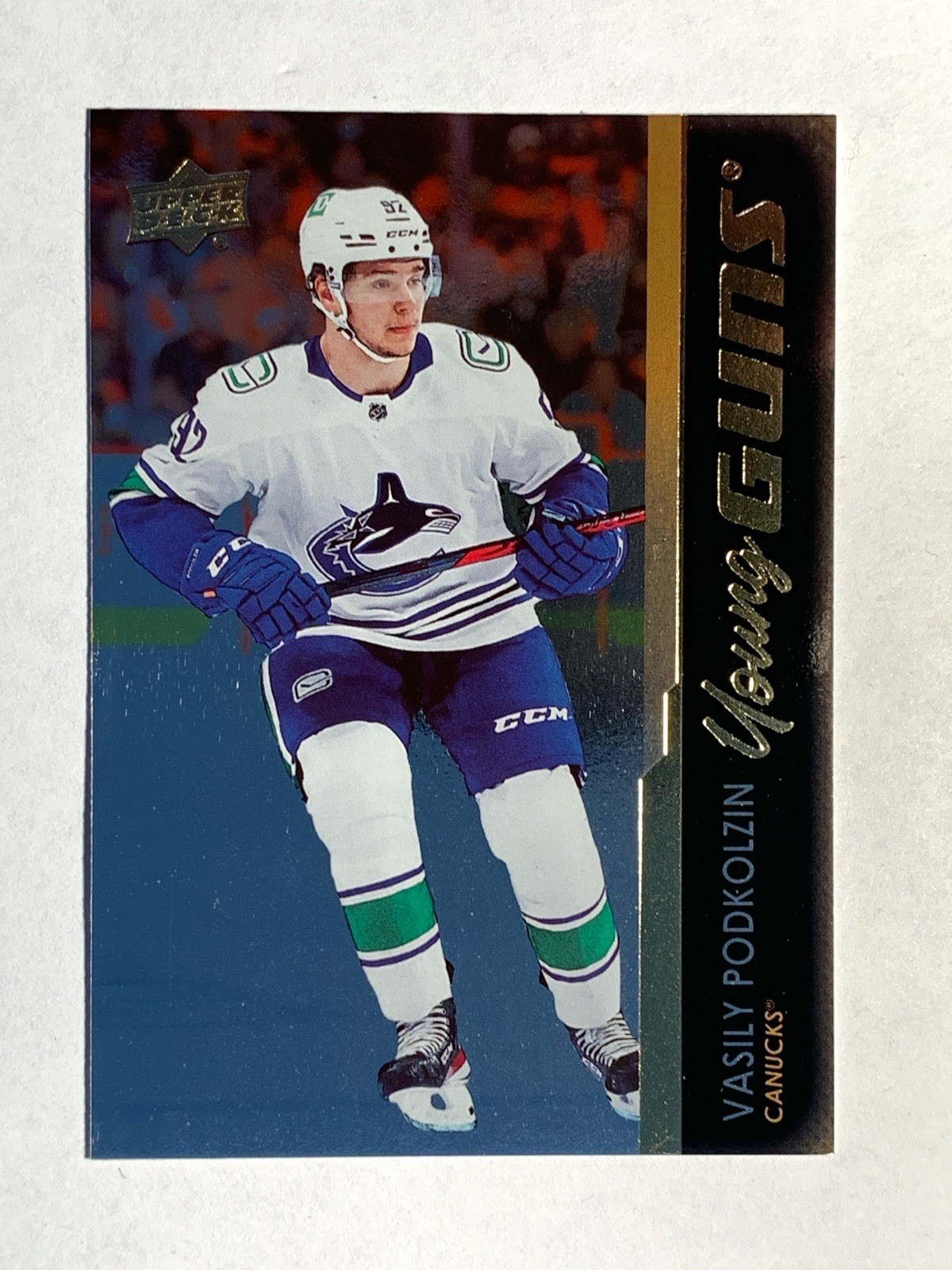 2021-22 UD Young Guns Silver Foil VASILY PODKOLZIN Rookie Oilers Card# 481