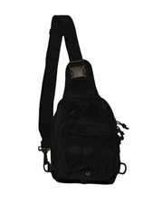 Tactical Black Sling Crossbody Bag