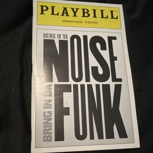 Bring In 'Da Noise, Bring In 'Da Funk Broadway Playbill (Jun 1998) Dulé Hill
