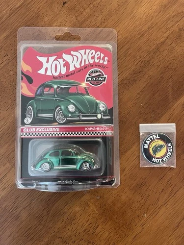 Hot Wheels Kawa-Bug-A Red Line Club Exclusive 2024 Membership Car NIB