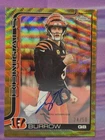 2025 Topps Chrome Joe Burrow Gold Wave Auto /50