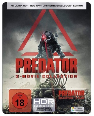 4K/UHD (+ Blu-ray) ''Predator Collection (6 Disc)'' im Steelbook  ***Neu & OVP***