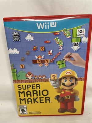 Super Mario Maker (Nintendo Wii U, 2015) No Scratches!