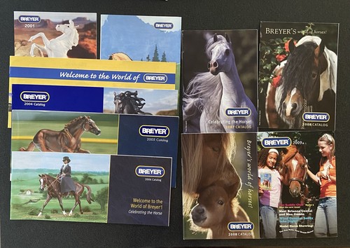 Breyer Horse  2000's Lot of 10 Box Catalogs Brochures