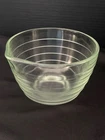 VTG "PYREX FOR WESTINGHOUSE" 6 1/2" Glass Beehive Mixing Bowl w/Spout 1950S
