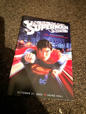 SUPERMAN THE MOVIE (1978) in Concert Program Oct 23 Pittsburgh Christopher Reeve