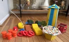 Vintage 1970s EMPIRE Barbie Pool & Cabana Accessories Lot