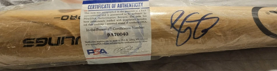 Eric Gagne Autographed Louisville Slugger Rawlings  Bat - PSA/DNA Cert #9A70040 - Image 3 of 4