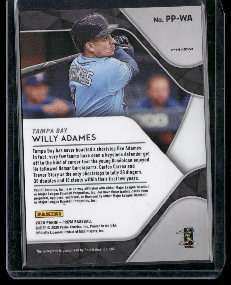 2020 Panini Prizm #PP-WA Willy Adames Pro Penmanship AUTO - Image 2 of 2