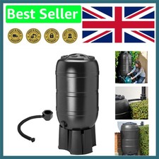 210L Garden Water Butt Set with Tap & Lockable Lid - Space Saving Solutions