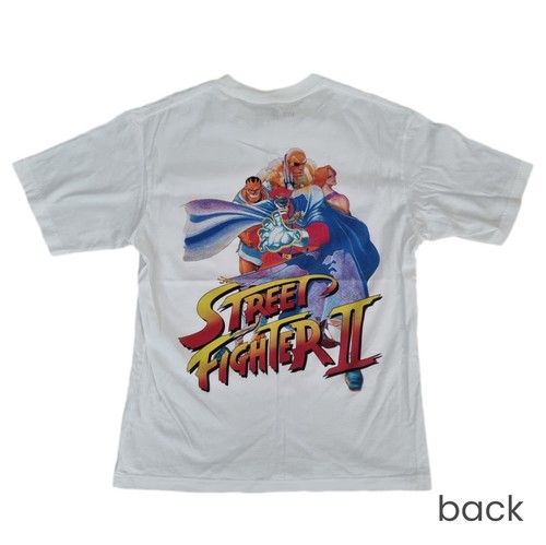New without Tag Uniqlo x Street Fighter 2 T Shirt Top M White Japan Game Anime - Picture 1 of 14