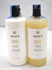 Philip B Weightless Volumizing Shampoo & Deep Conditioner 32 fl oz Each Bundle