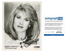 Debra Maffett "TNN Country News" AUTOGRAPH Signed Autographed 8x10 Photo ACOA
