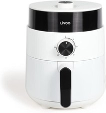 Livoo DOC256 Heißluft-Fritteuse Weiß 2,5 Liter 1200 Watt Air-Fryer Friteuse Ofen