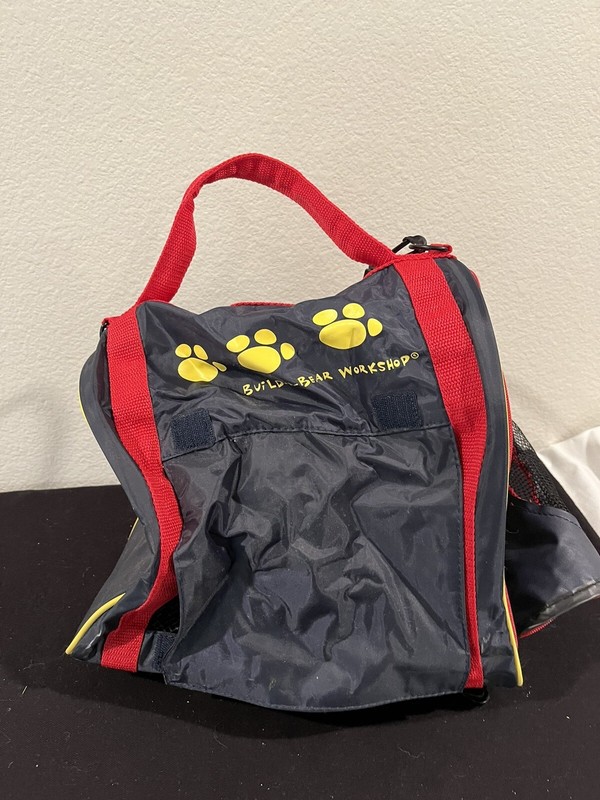Build A Bear Workshops BABW Accessory Tote Carrier Dog Roller Travel Kennel Bag