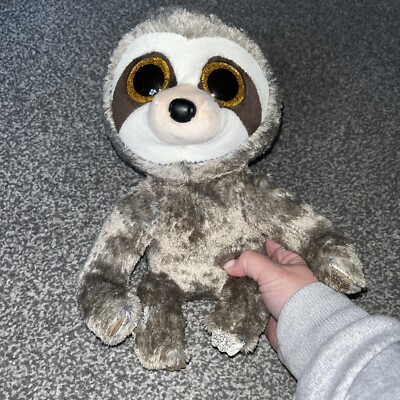 TY BEANIES SLOTH DANGLER Tysilk Beanie Babys Baby