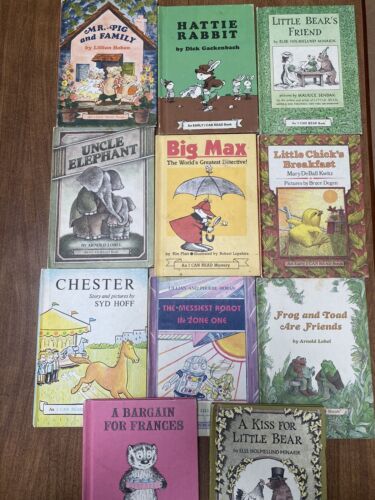 Lot 11 Weekly Reader AN I CAN READ BOOK Early Reading Vintage HARPER & ROW