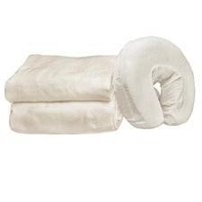 Master Massage 3-Pack Deluxe Massage Table Flannel 3 Piece Sheet Set 100% Cotton