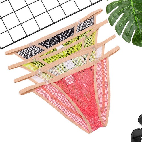 Herren Unterwäsche sexy Slips Herren hohe Gabel Höschen Bikini transparent Unterhose - Bild 1 von 23