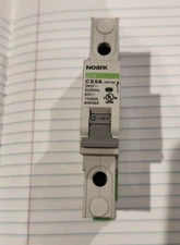 Noark B1NC0.5 Circuit Breaker Protector .5amp 1pole UL489 10kA C Curve - OEM