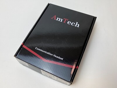 AmTech (Monaural) Wired Call Center Headset, Black, (AT-612, brand new)