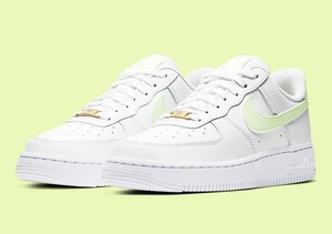 NIKE WMNS AIR FORCE 1 '07 WHITE/BARELY VOLT [315115 155] US W SZ 7 | eBay
