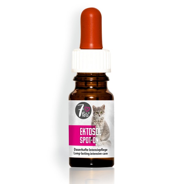 7Pets Ektosol Spot On FüR Katzen 10Ml Milben Parasiten Zecken Flohmittel LäUse-image