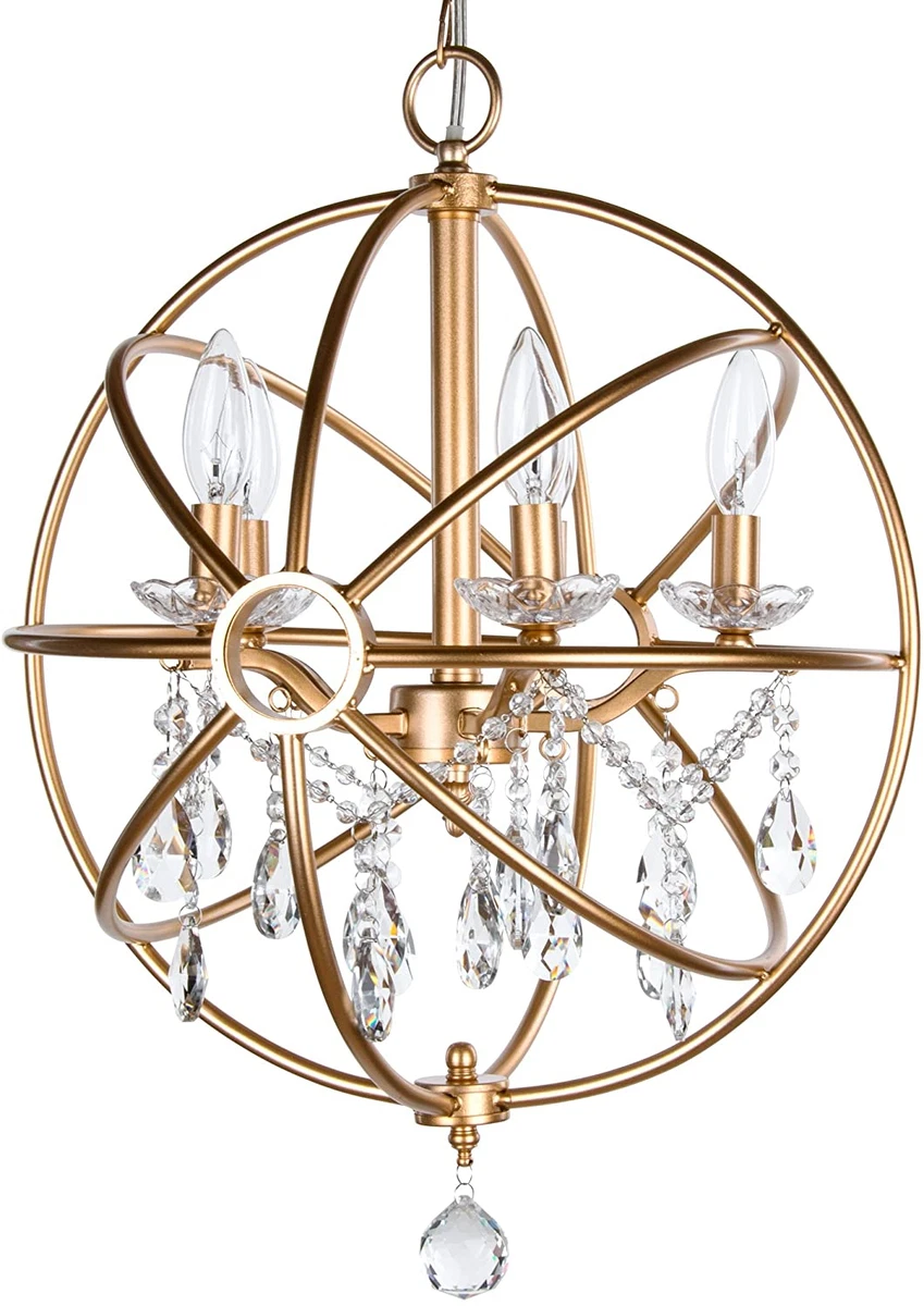 5 light sale beaded chandelier