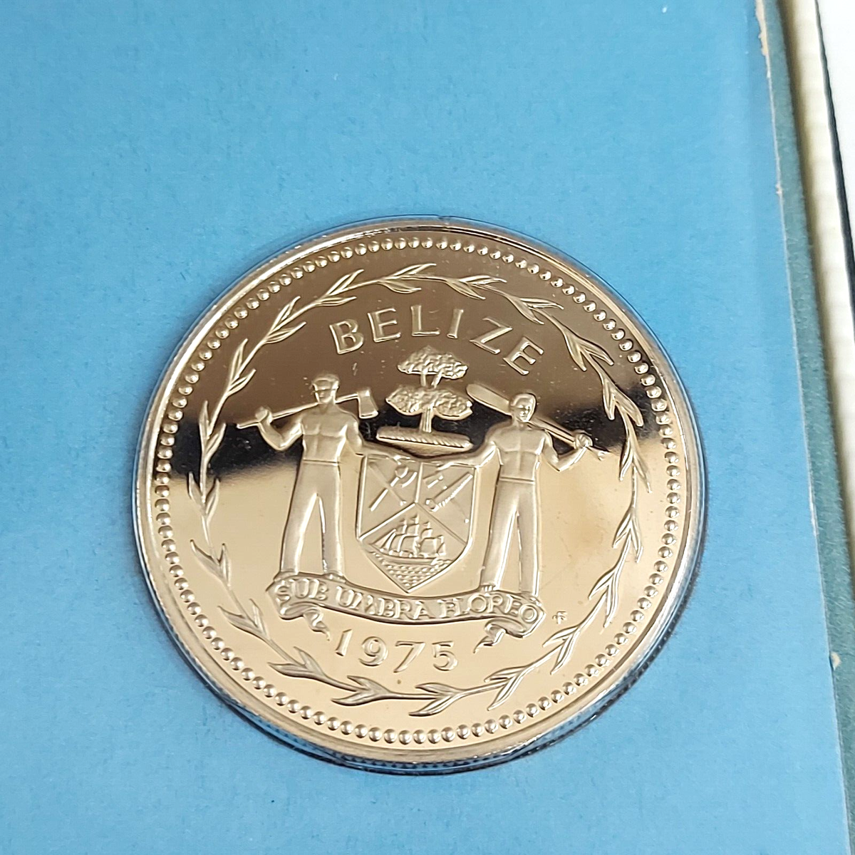 ベリーズ 1975年 銀貨　Coinage of BELIZE SV925 銀貨 1975年 ベリーゼ COINAGE OF BELIZE プルーフコイン