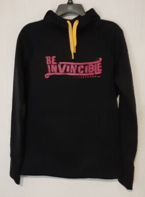 Womens Nike Therma Fit Hoodie ''Live Strong Be Invincible'' Size Medium , Black 