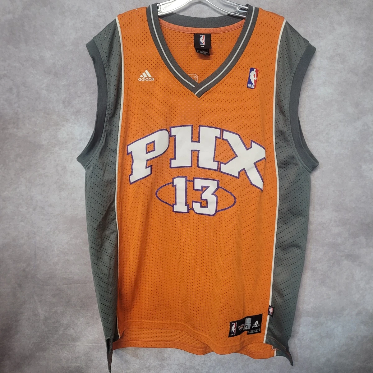 Vintage Adidas Phoenix Suns Steve Nash 13 Orange Swingman Jersey