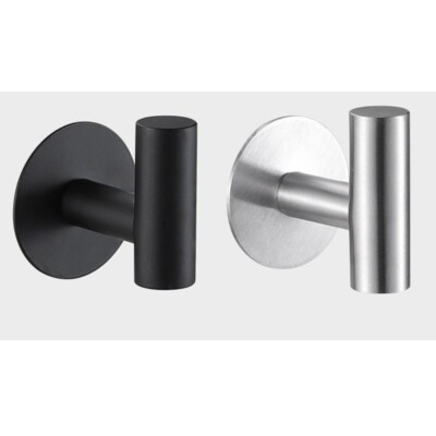 Stainless Hardware No drill Punch cloth Coat hat Wall Towel Rack