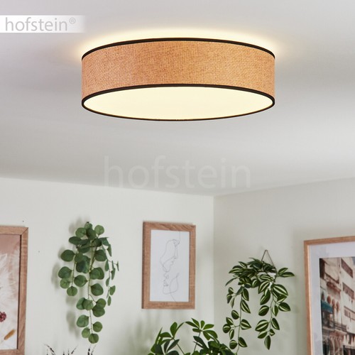 Lámpara de techo LED de pasillo de iluminación ratán redonda sala de estar dormitorio habitación - Imagen 7 de 10